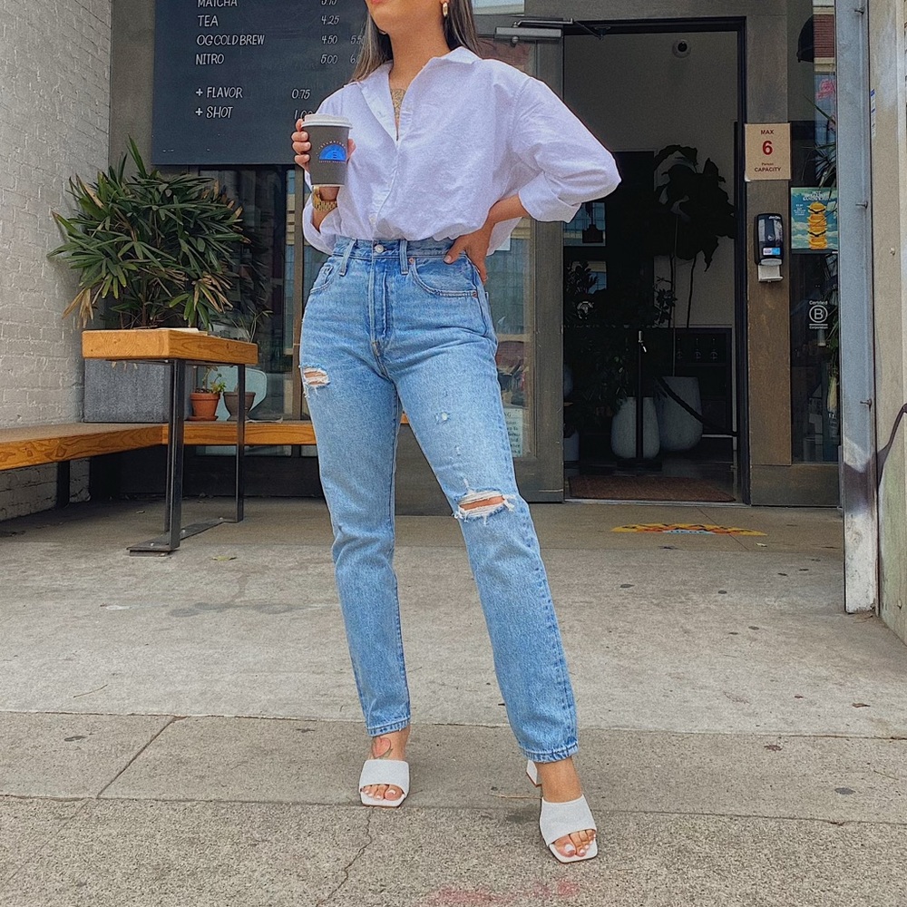 High waisted levis